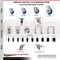 Service Caster 5 Inch 316SS Blue Poly Swivel 1-7/8 Inch Expanding Stem Caster Lock Brake SCC SCC-SS316TTLEX20S514-PPUB-BLUE-178 - alternate 3